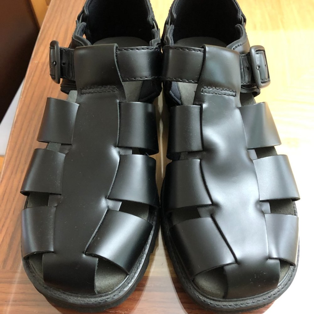 Rockport Black Leather Dress Sandals Size 10 - MINT!